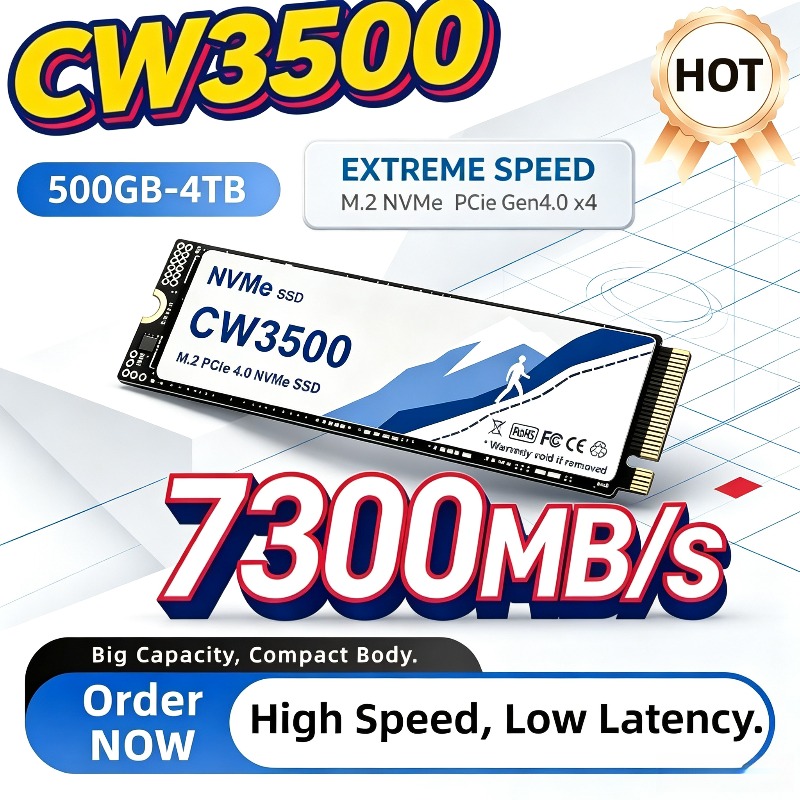 M.2 Nvme 4Tb Pcie 4.0 Ssd - CW3500 M.2 NVMe PCIe 4.0 SSD,