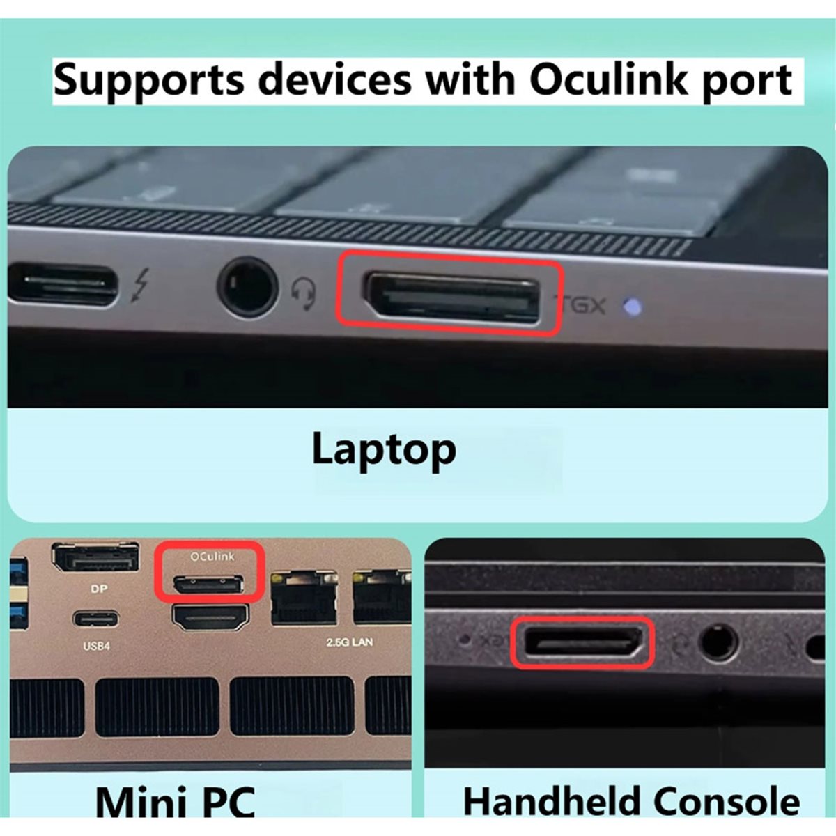 External Gpu Dock Pcie 4.0 Oculink - NIEUWE FABRIEK~Oculink EGPU Grafische Kaart Dock