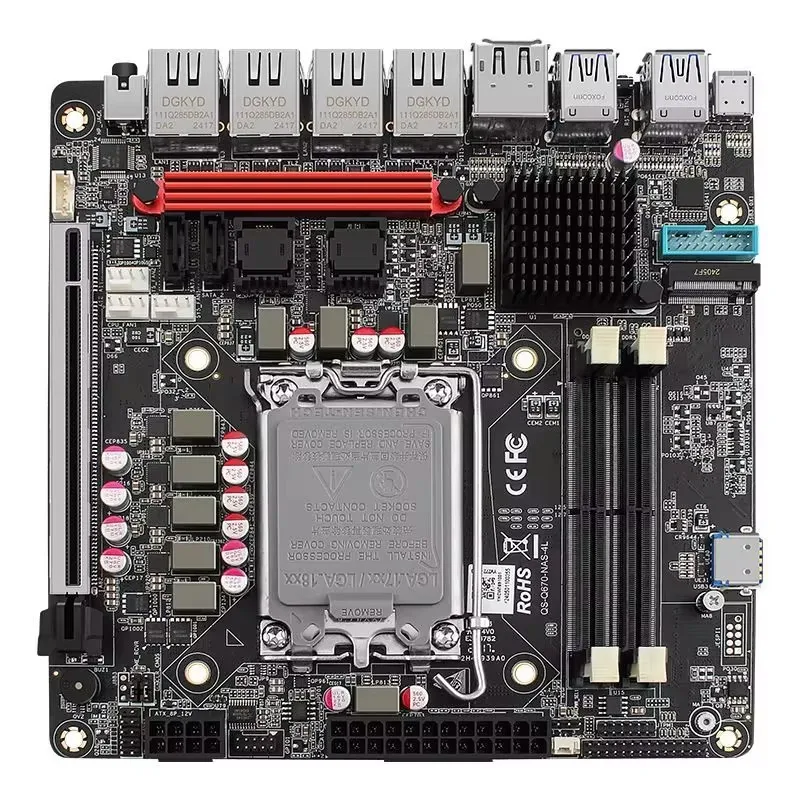 vPro Q670 NAS Moederbord Max 6 - Lga 1700 Ddr5 Itx Motherboard recensie en prijs