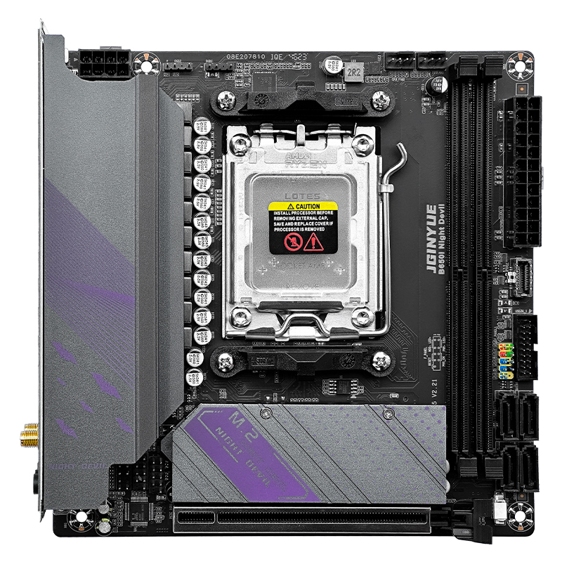 JGINYUE AM5 moederbord onderst - B650 Itx Motherboard Wifi recensie en prijs