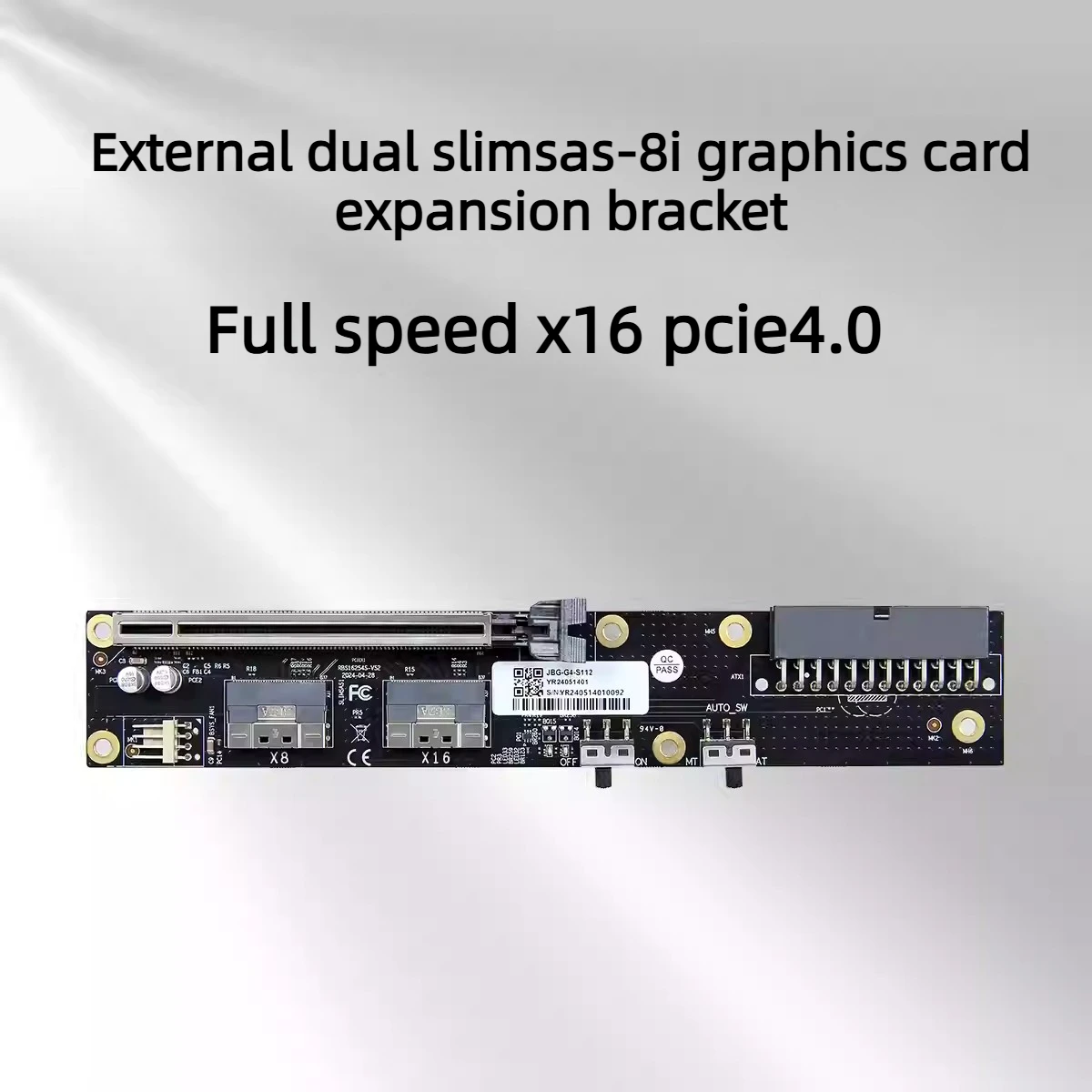 Dual SlimSAS 8i Oculink Graphi - External Gpu Dock Pcie 4.0 Oculink recensie en prijs